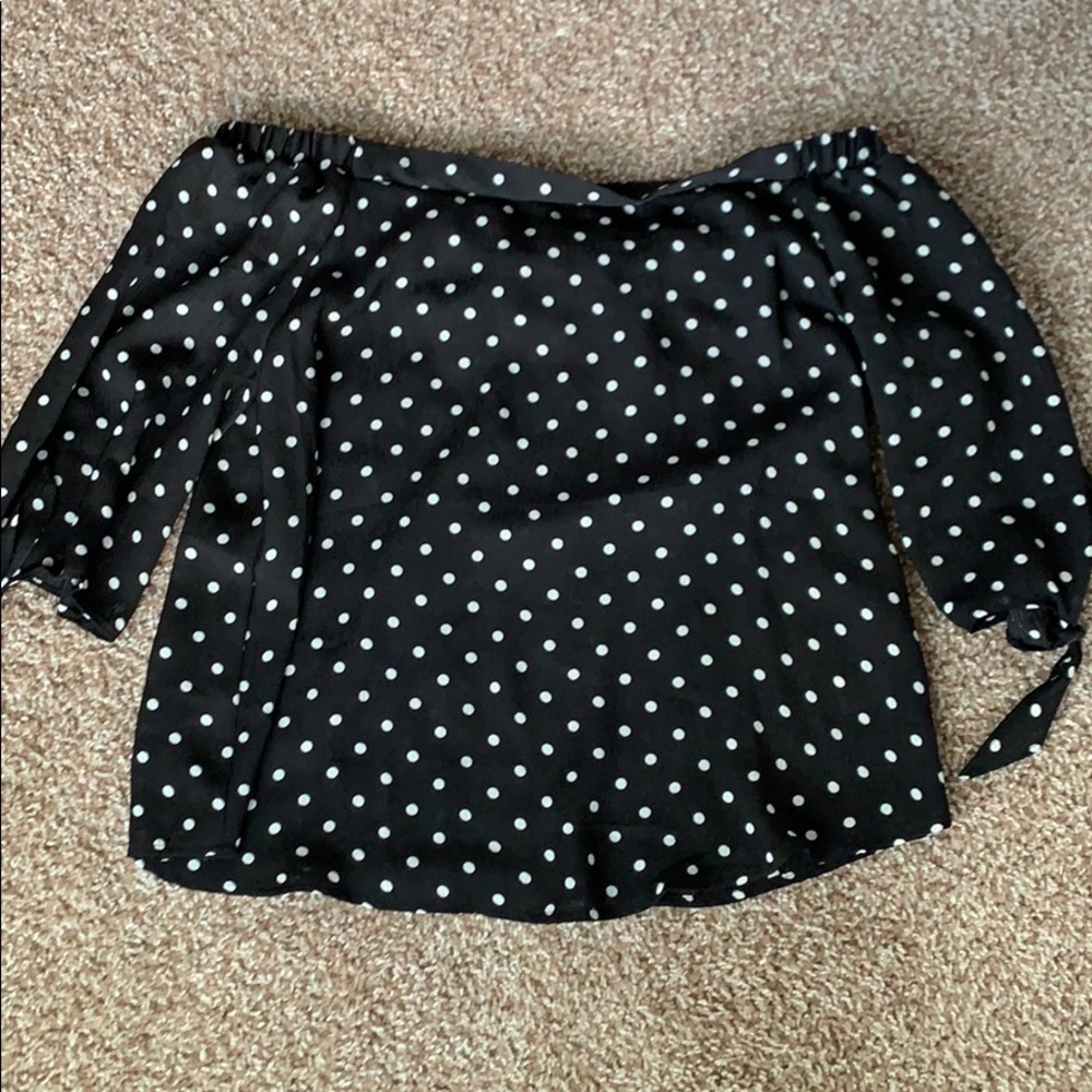 off the shoulder blouse